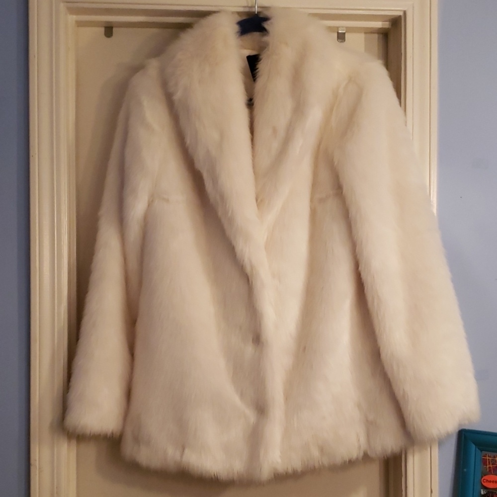 Faux fur coat